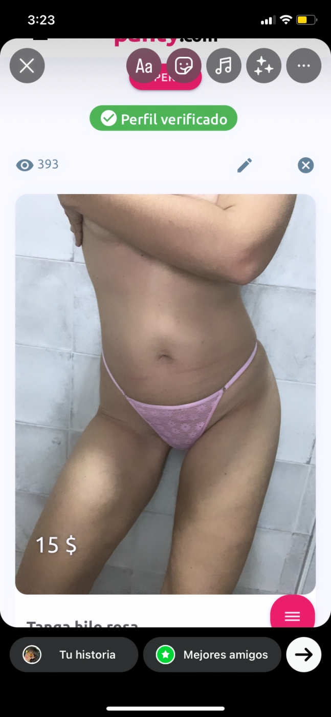 Tanga hilo rosa