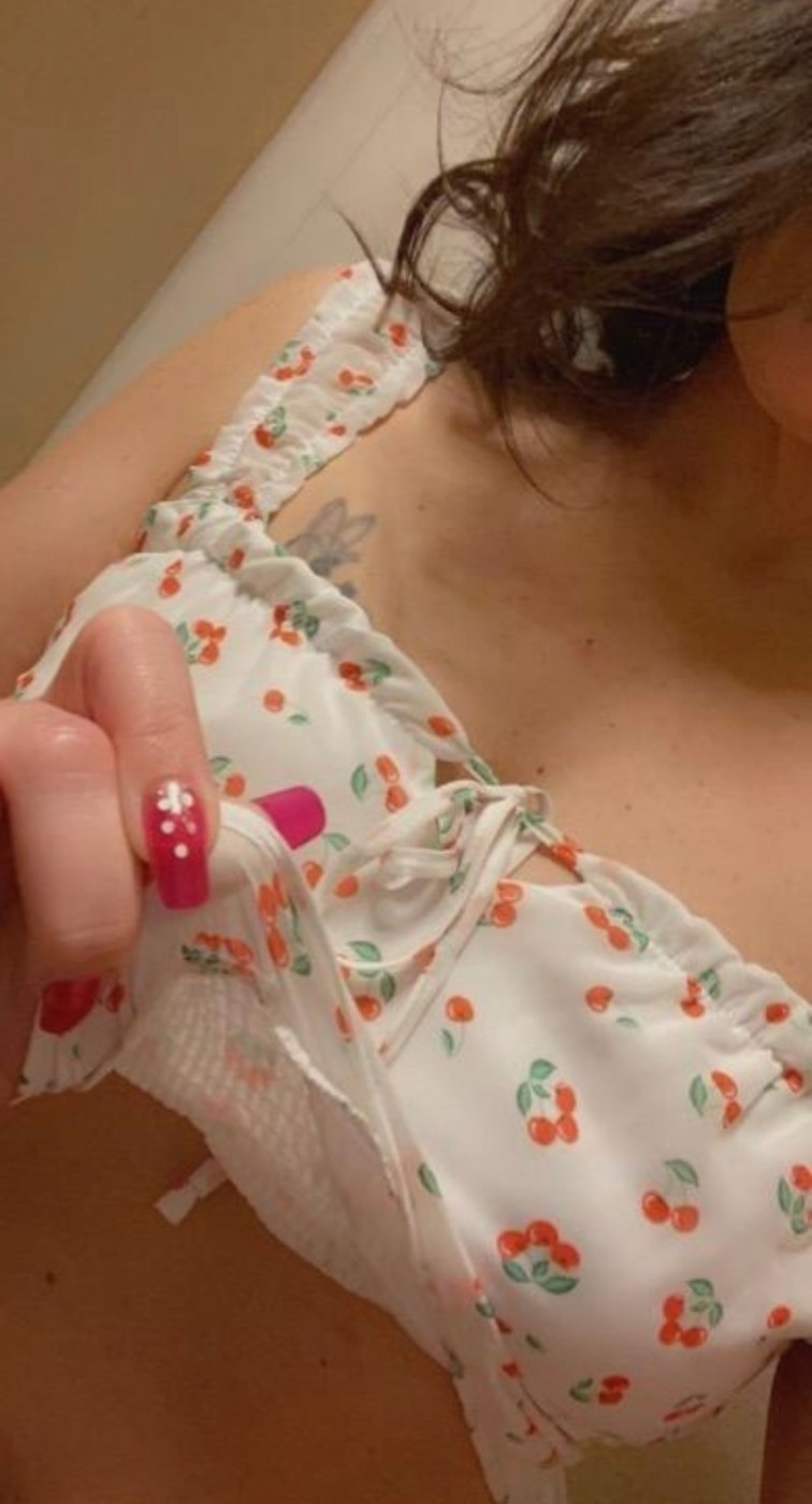 Rue 21 Cherries Print Crop Top
