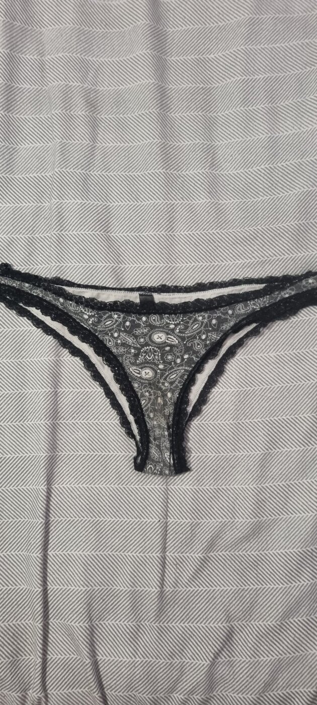 Black Pattern Knickers