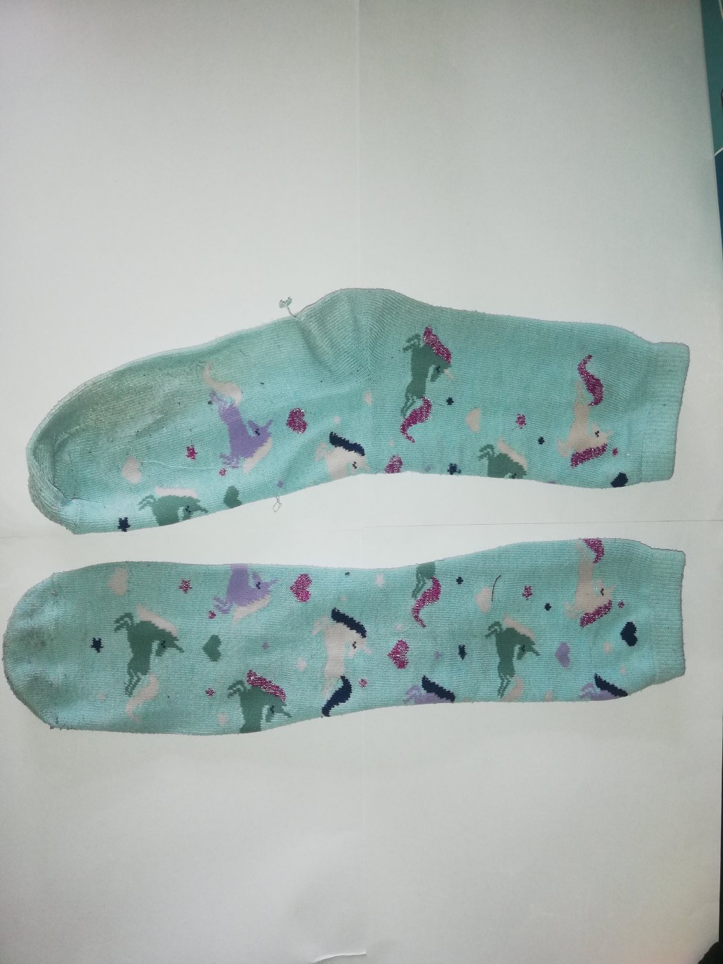 Unicorn Blue Socks