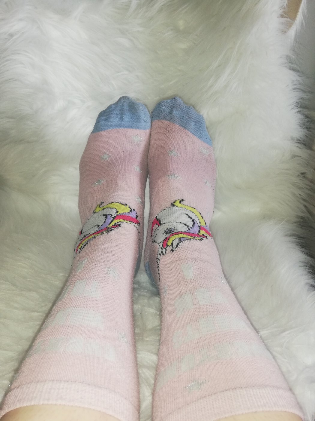 Pink Unicorn Socks - 1