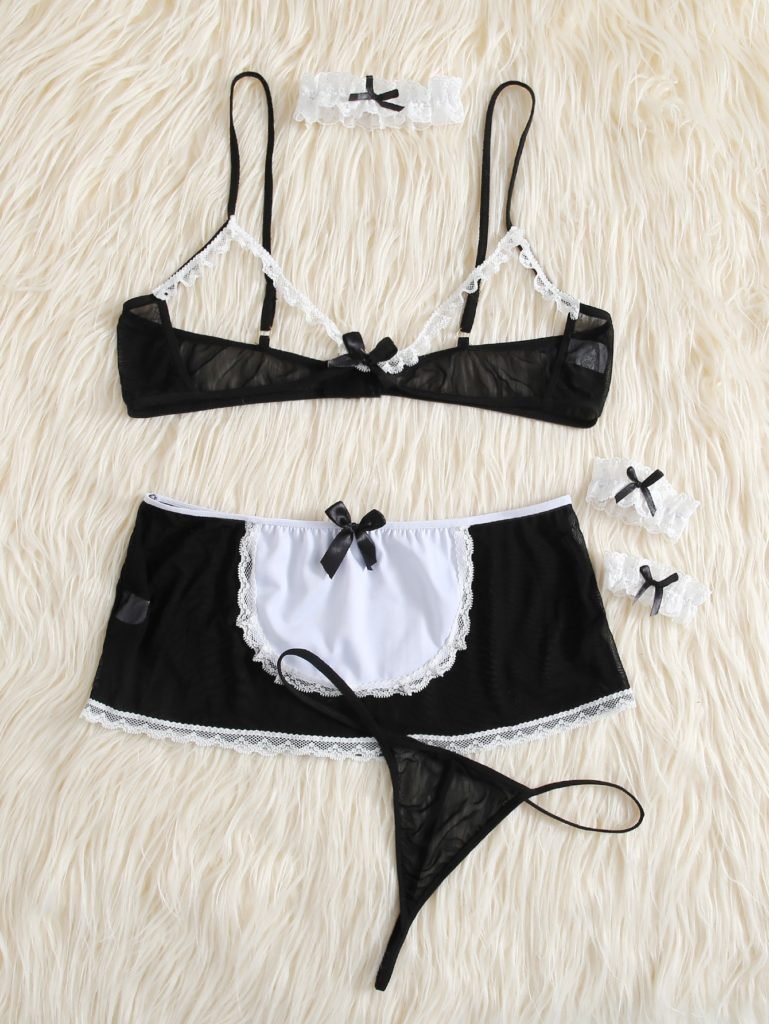 Naughty maid outfit