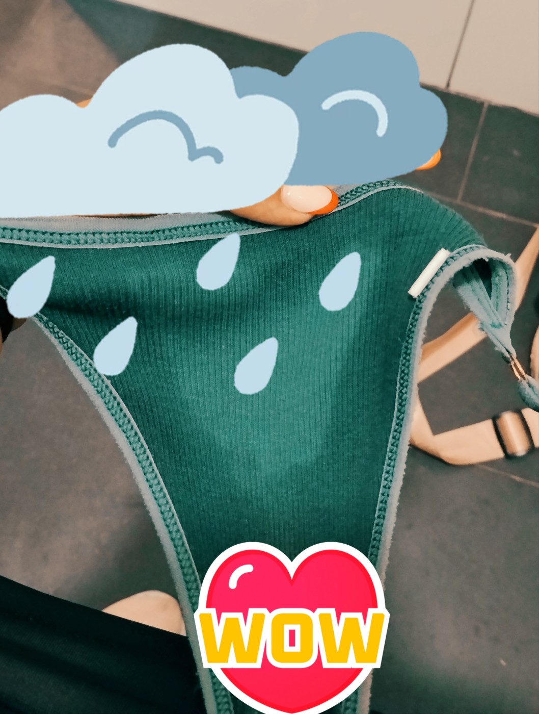 Tanga bien sudado