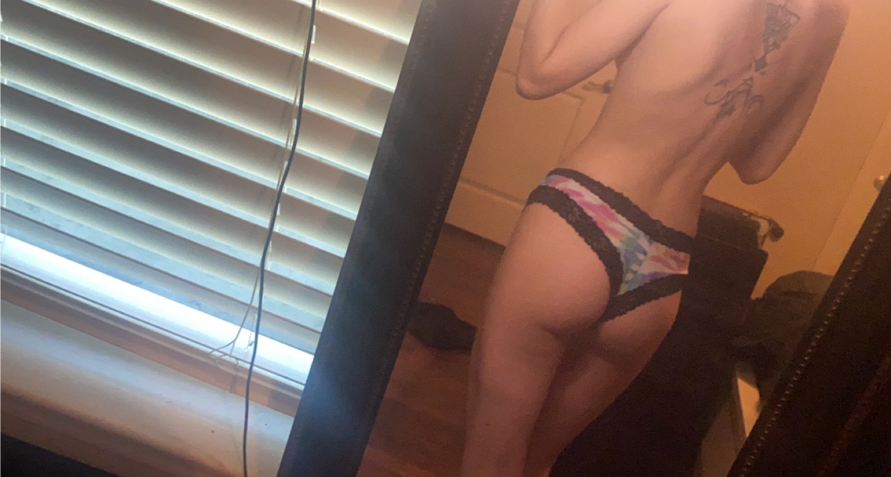 Tye dye panties with lace – photo 2 of 2