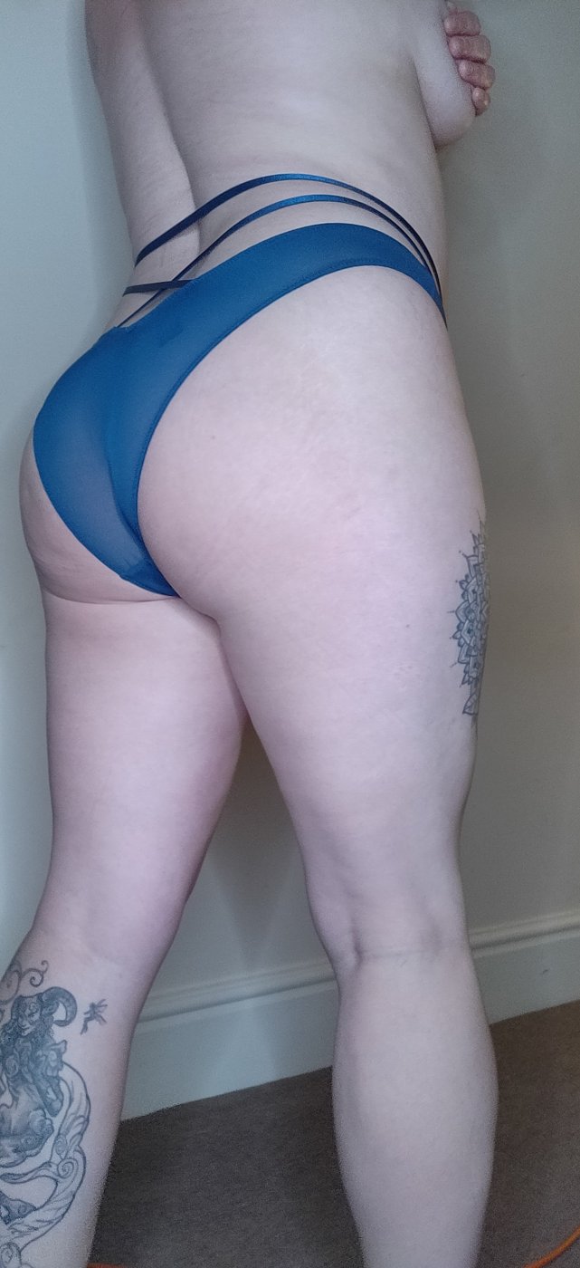 Ann Summers high leg teal brazilian (size 14) – photo 2 of 2