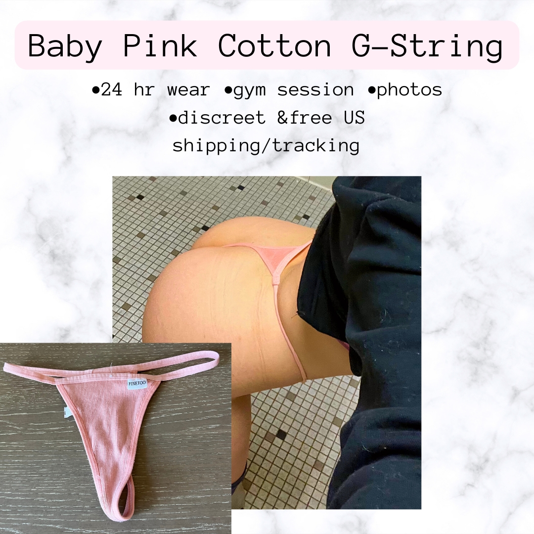 Baby Pink Cotton G-string