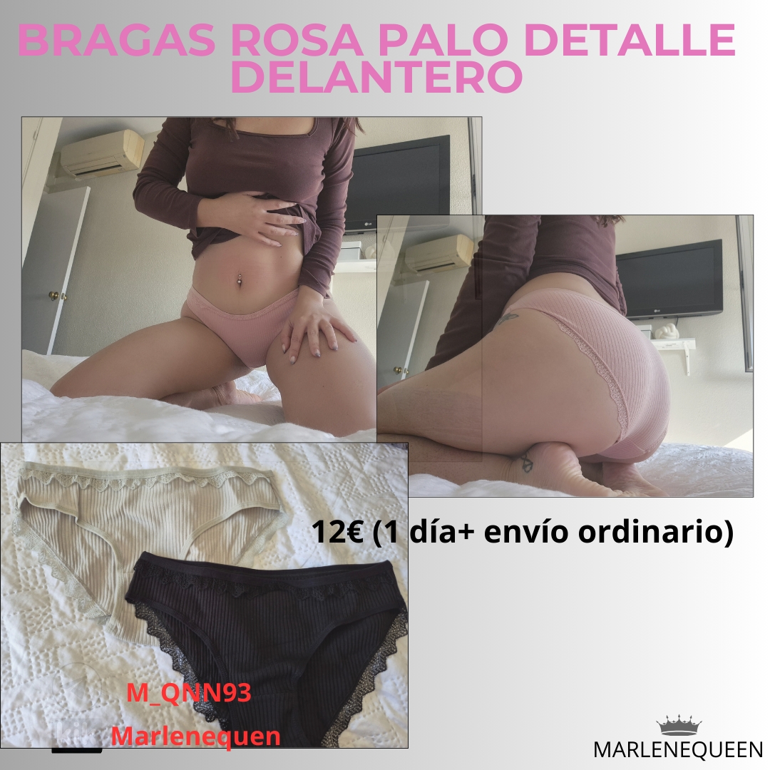 Bragas detalle encaje delantero