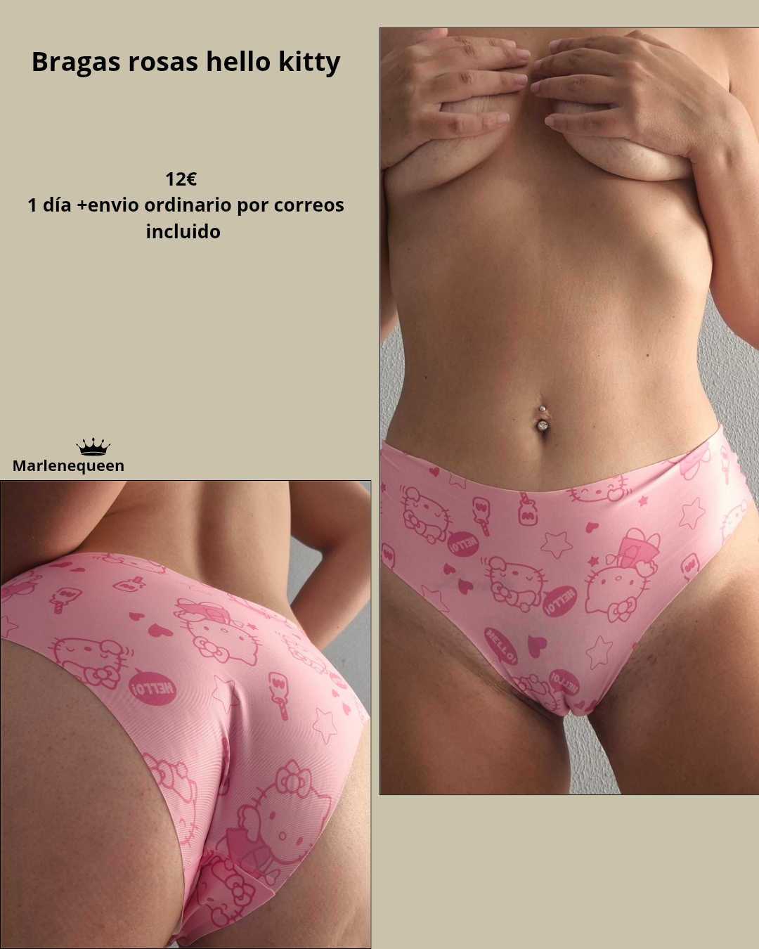 Bragas rosa Hello Kitty