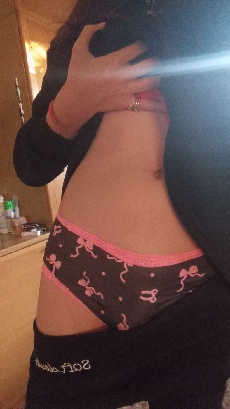 Mutandine trans rosa e nere – foto 3 di 3