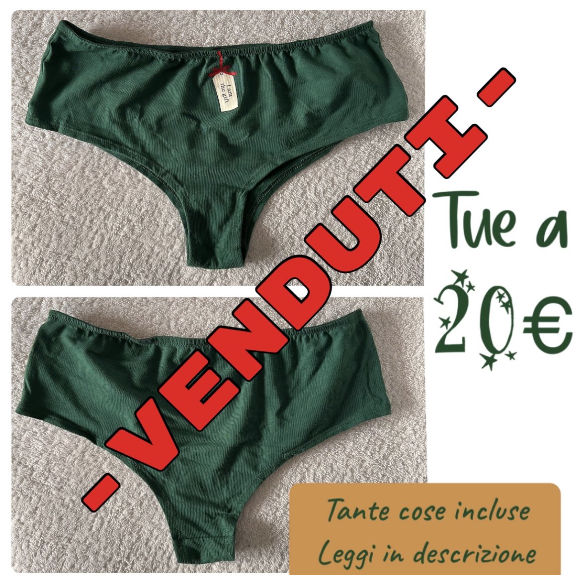 VENDUTI - Culottes “I am the gif…