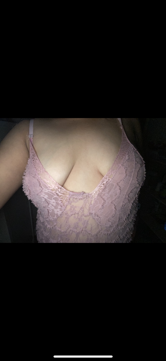 Sexy Pink lingerie one piece #sweat #pregnant #sexy time