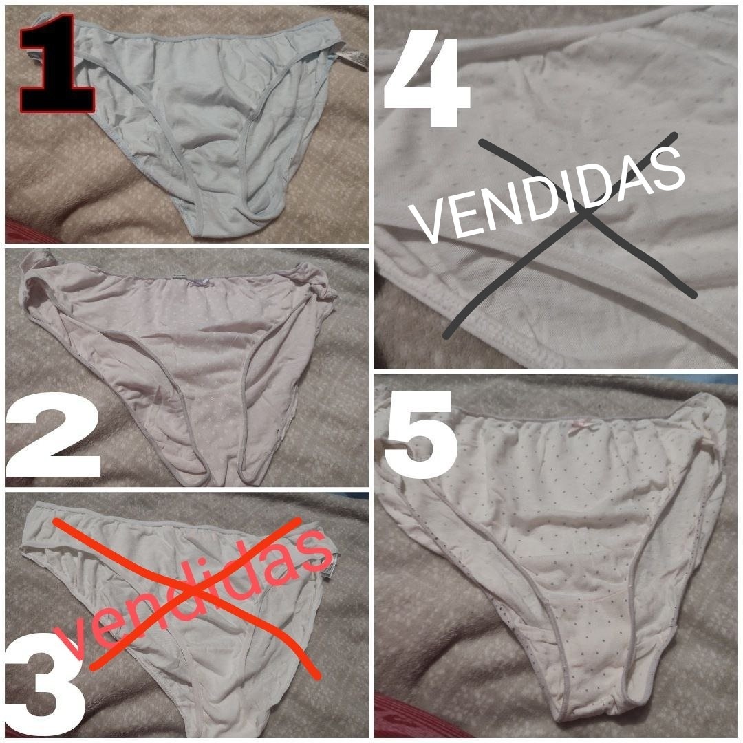 Bragas algodón 100%