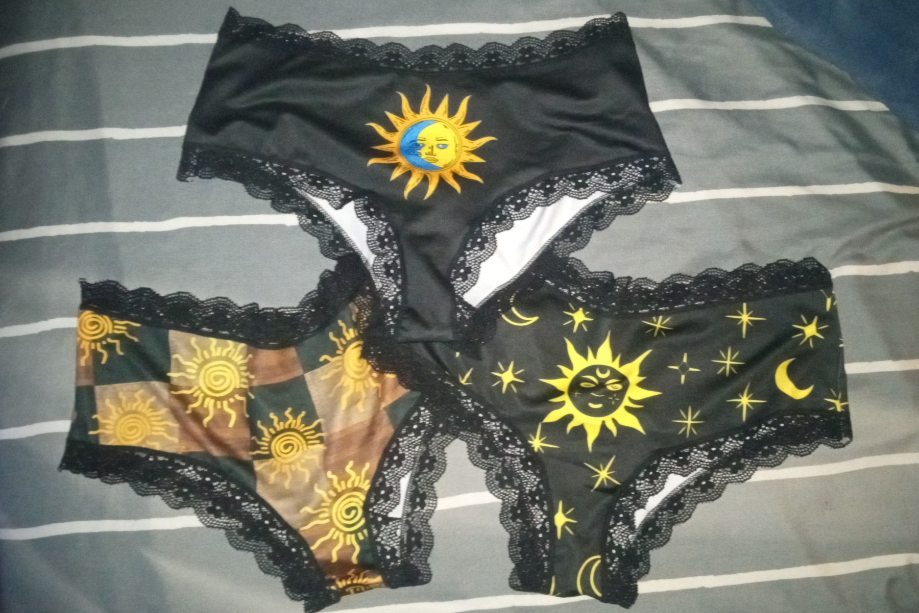 Sun & Moon with lace