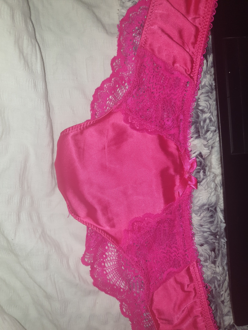 Silky pink panties