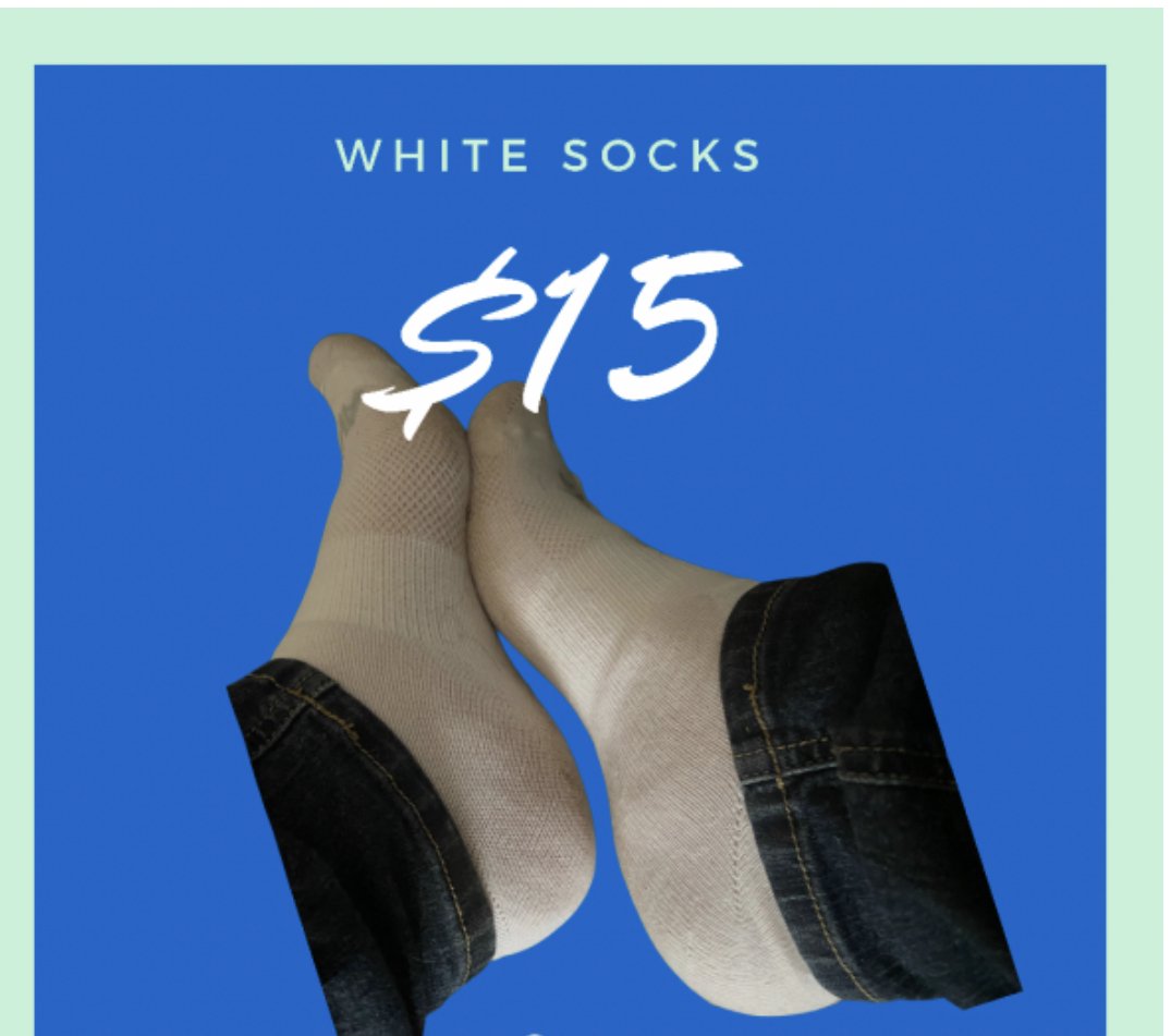 White socks
