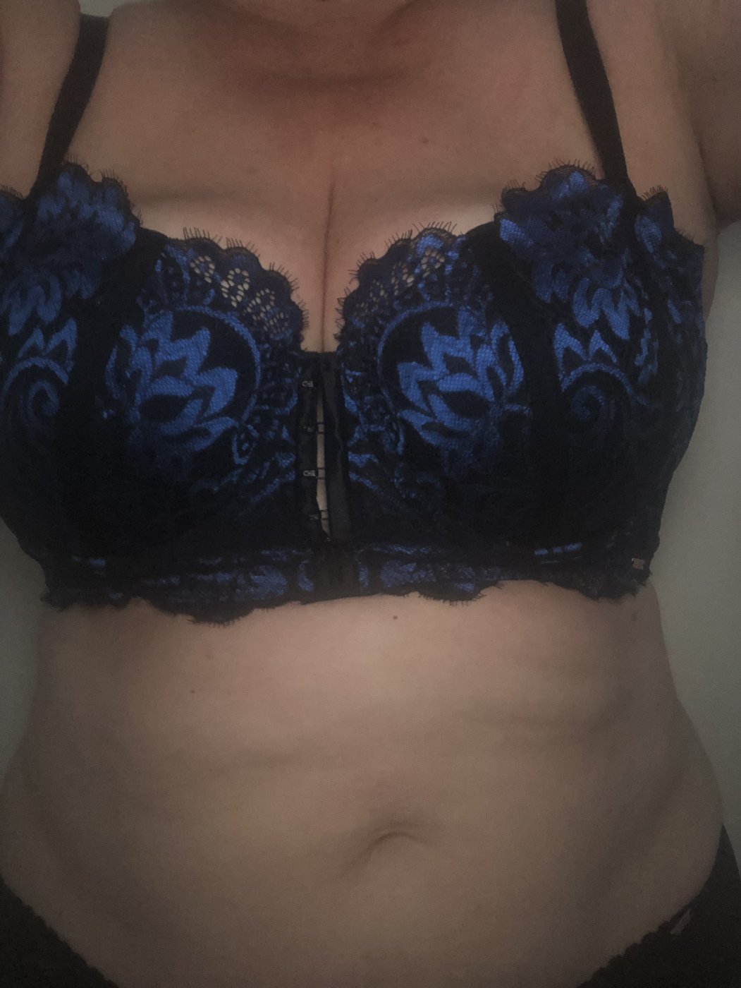 Black and royal blue Brazilian panty abd bra set £45 – photo 2 of 3