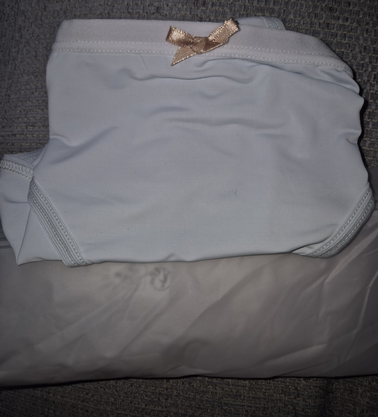 Barely there Blue Silky Panty – photo 3 of 3