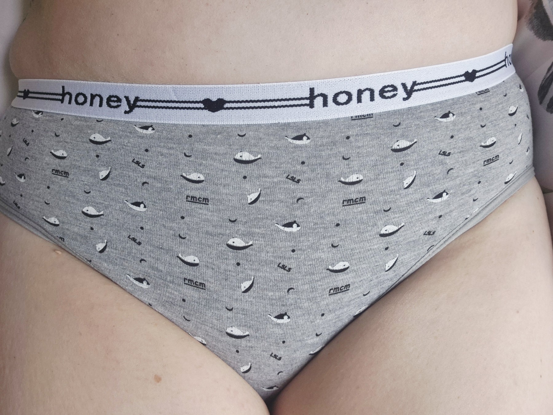 Honey Cute Classic Cotton Brief Grey