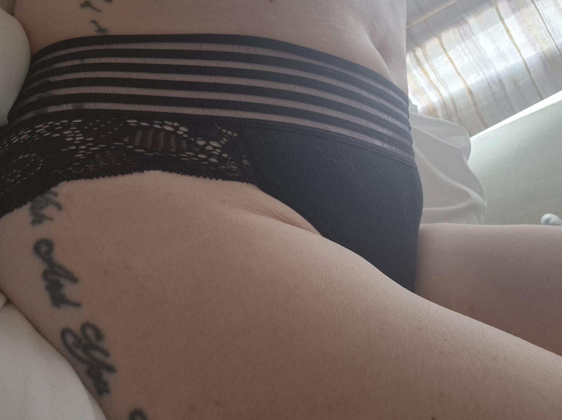 Black Banded Lacey Fuller Panty – photo 2 of 3