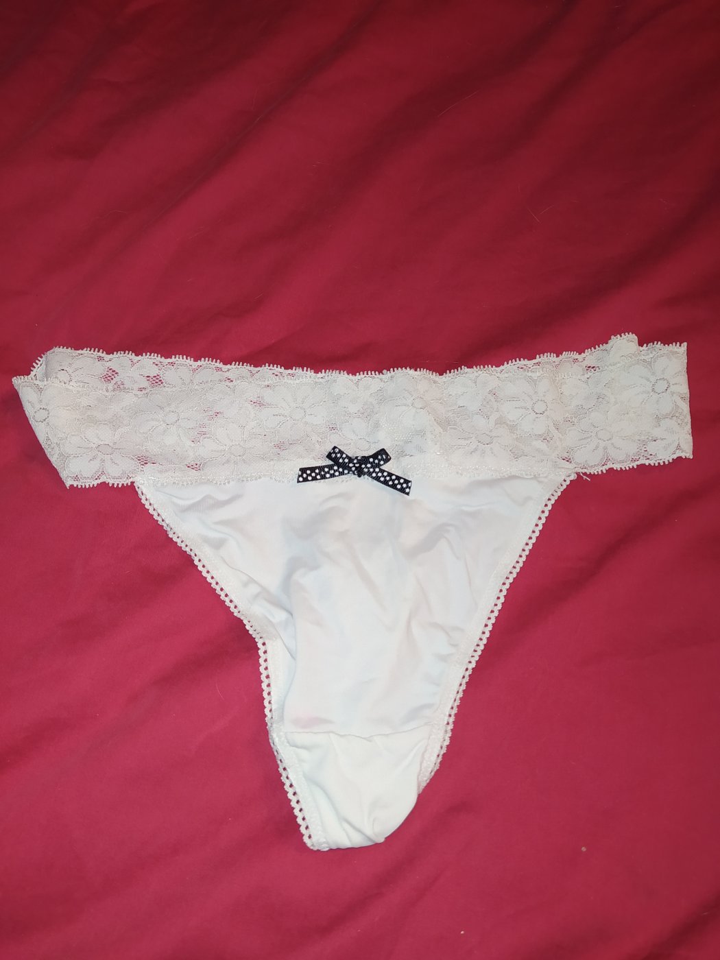 Tanguita blanco con lazo