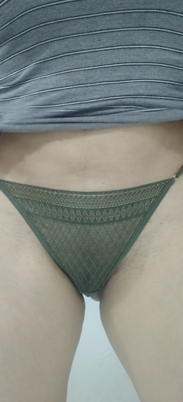 BRAGAS VERDE HILOS EN ENCAJE las he usada para ir al trabajo soy una madura de 43 años con