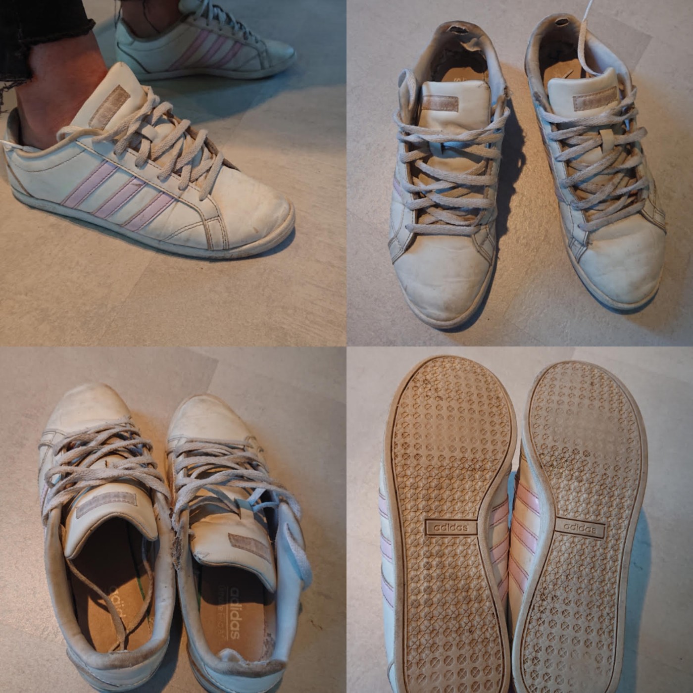 DEUX Vieilles paires de baskets …