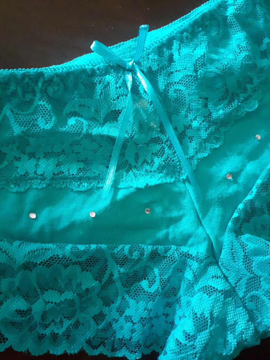 Panty verde brillante