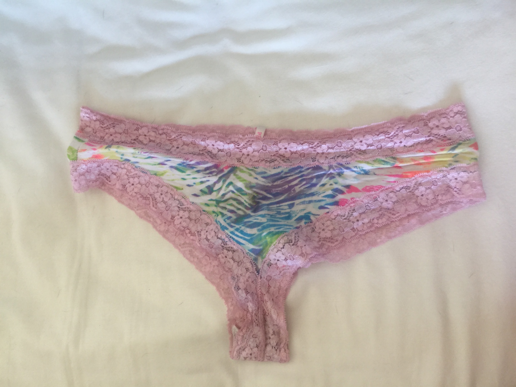 Cute lacy rainbow panties! Sweat…
