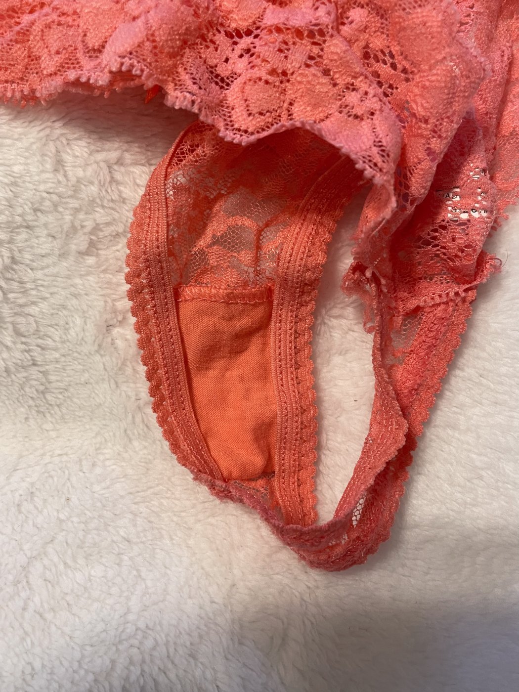 Used Lacy Pink Panties – photo 3 of 3