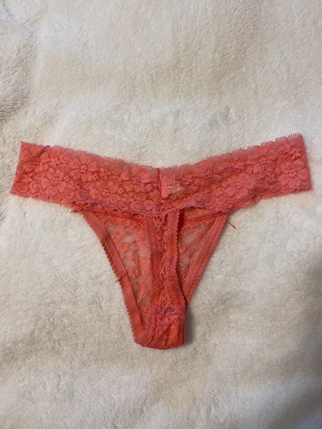 Used Lacy Pink Panties – photo 2 of 3
