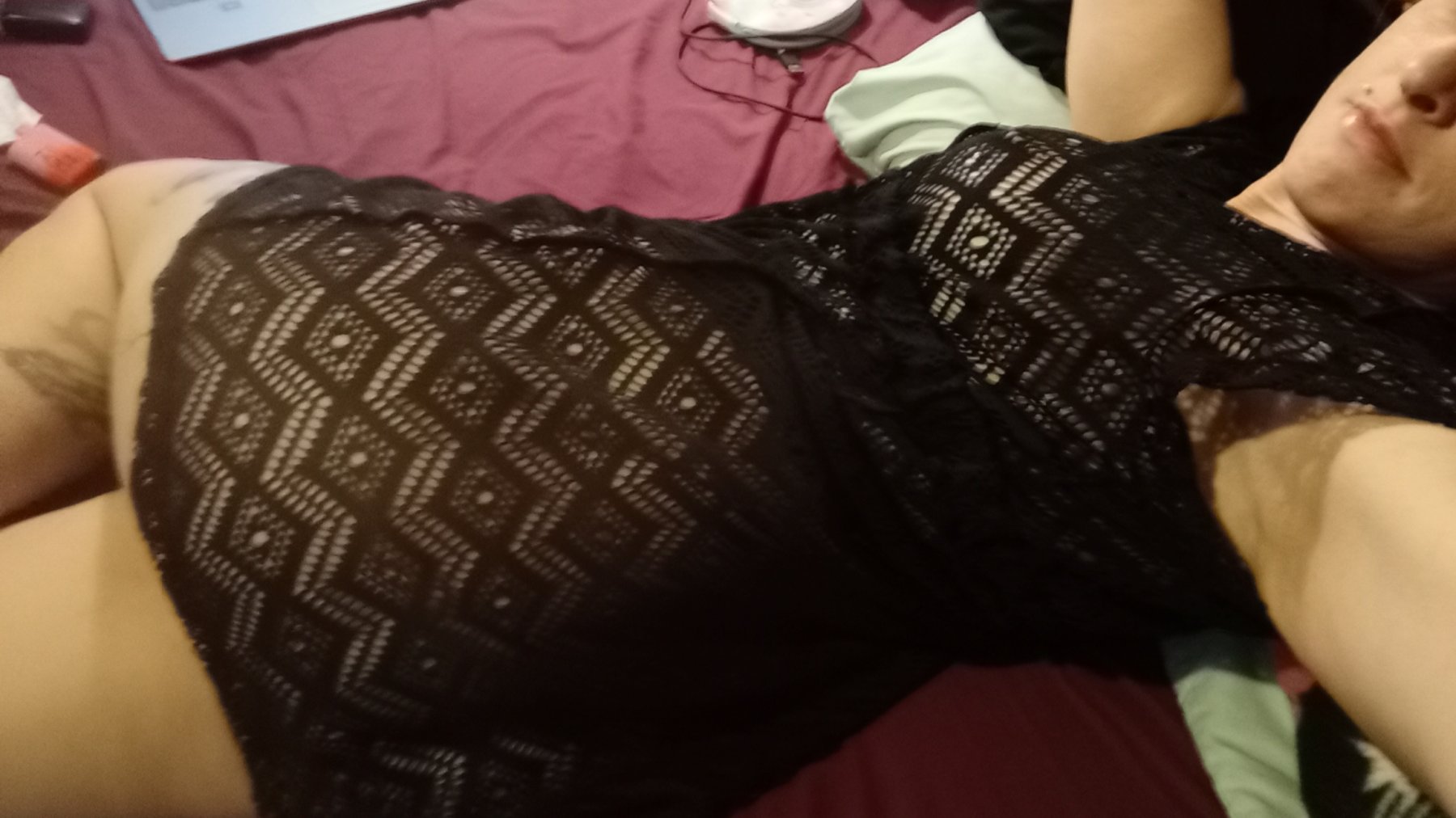 A sexy fishnet dress – photo 3 of 3