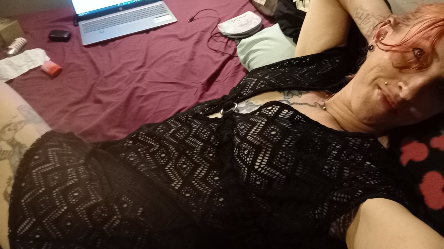 A sexy fishnet dress – photo 2 of 3