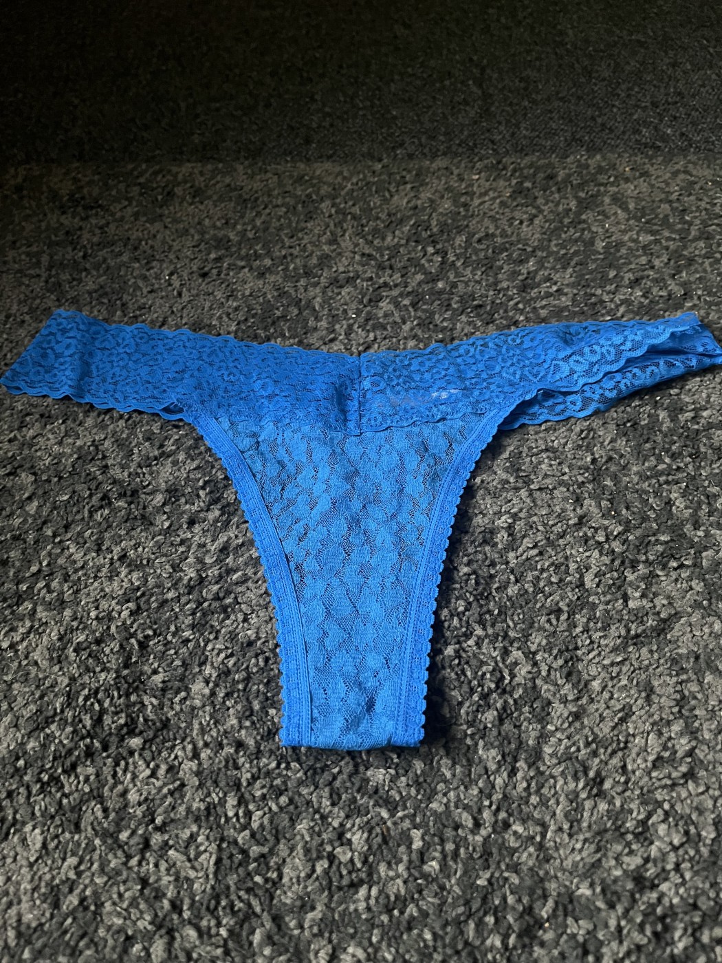 Blue Lacey Thongs – photo 2 of 2