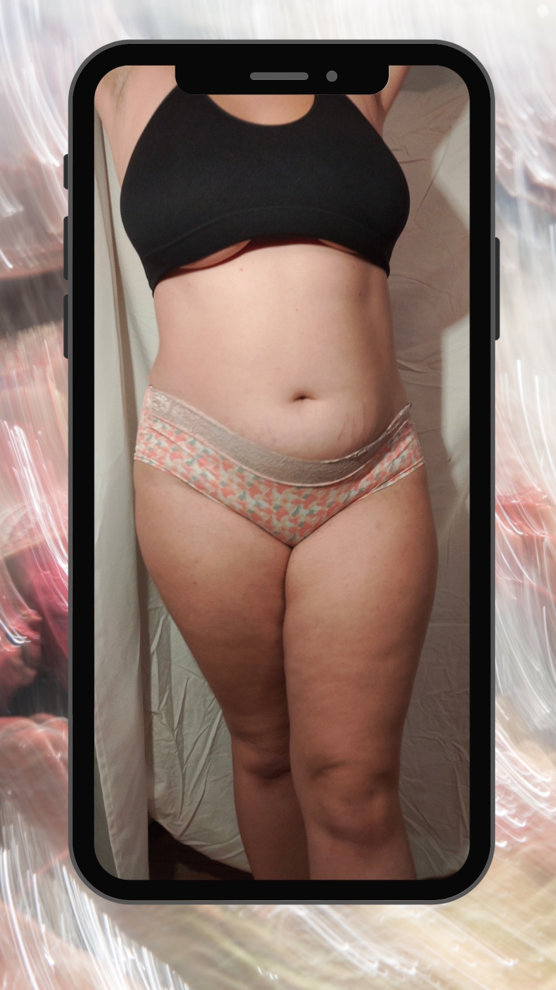 Culotte orange à motif