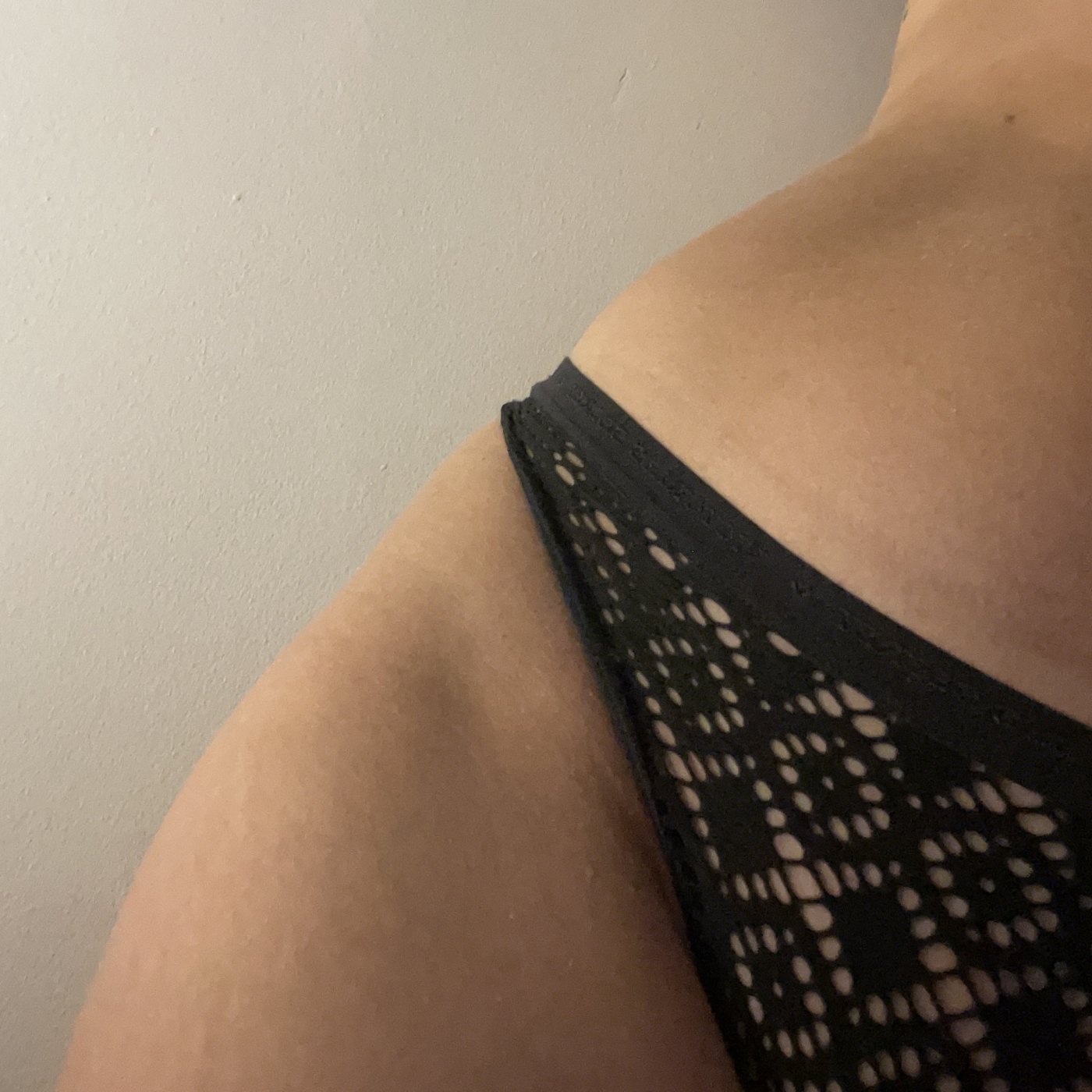 Victoria secret, tight black netted thong – photo 3 of 3