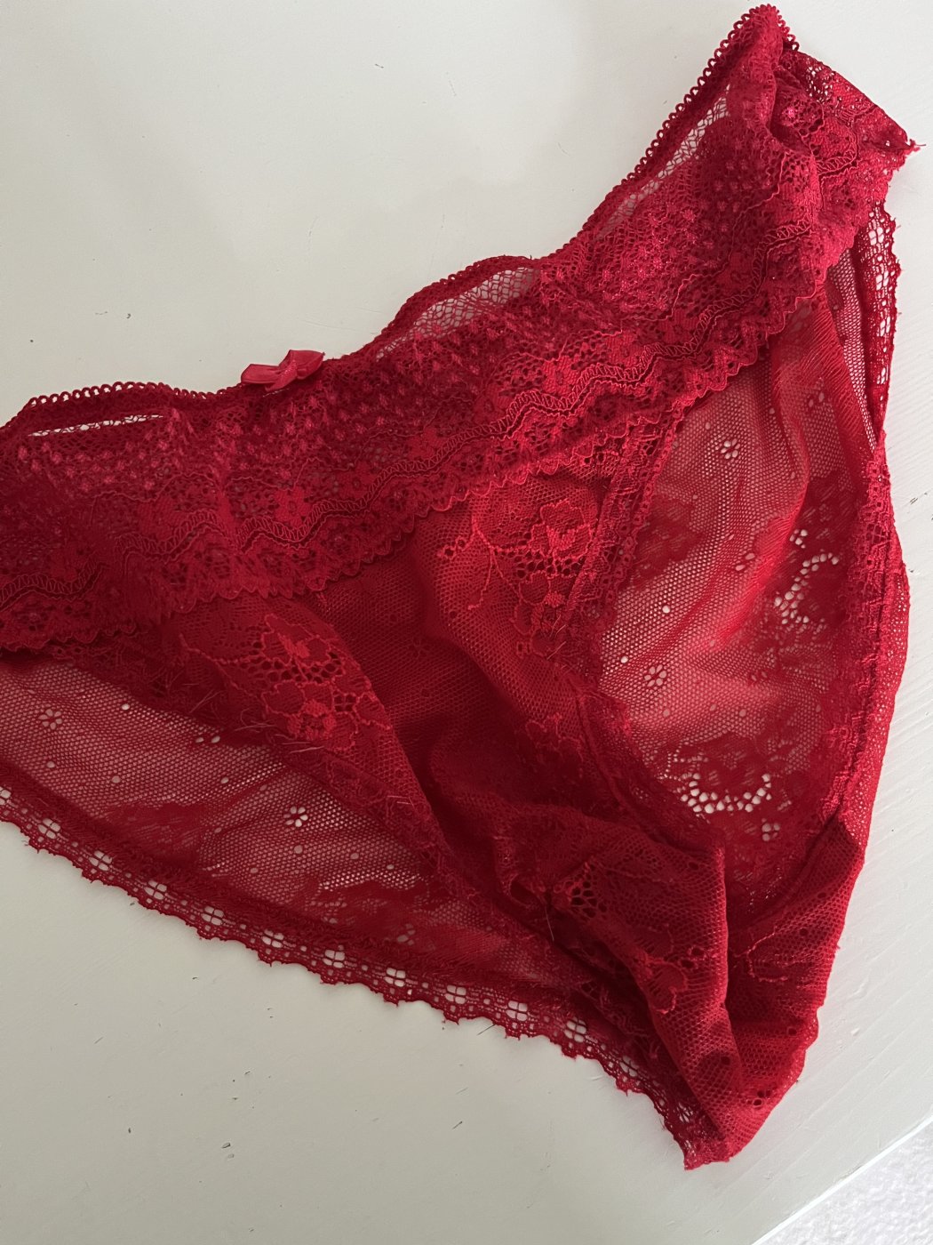 Red knickers