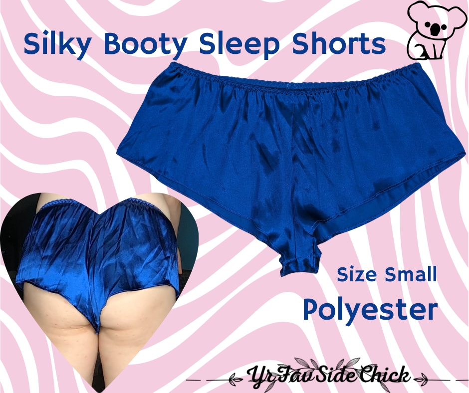 Royal Satin Booty S1eep Shorts