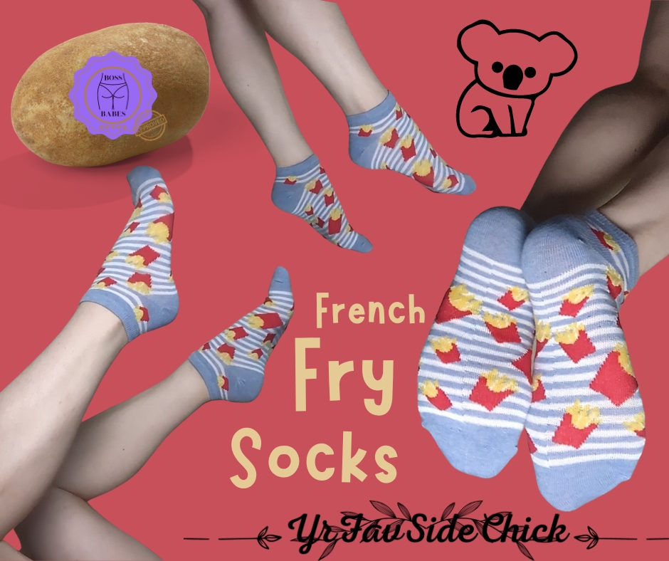 Pardon My French Fry Socks
