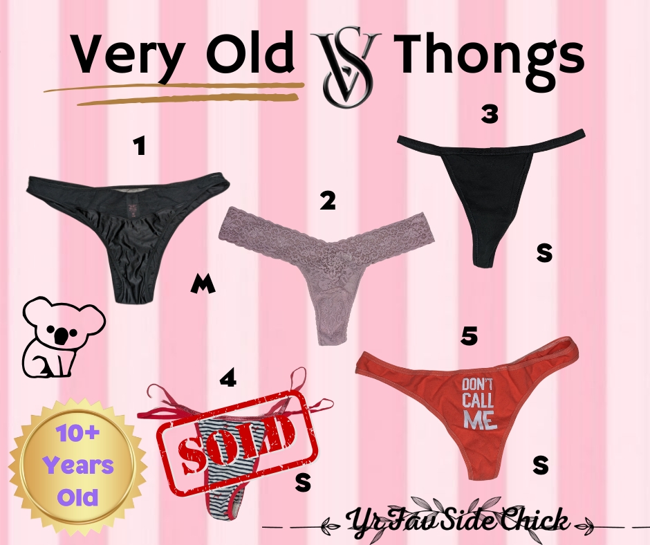 Very Old Victoria's Secret Thongs – photo 2 of 3