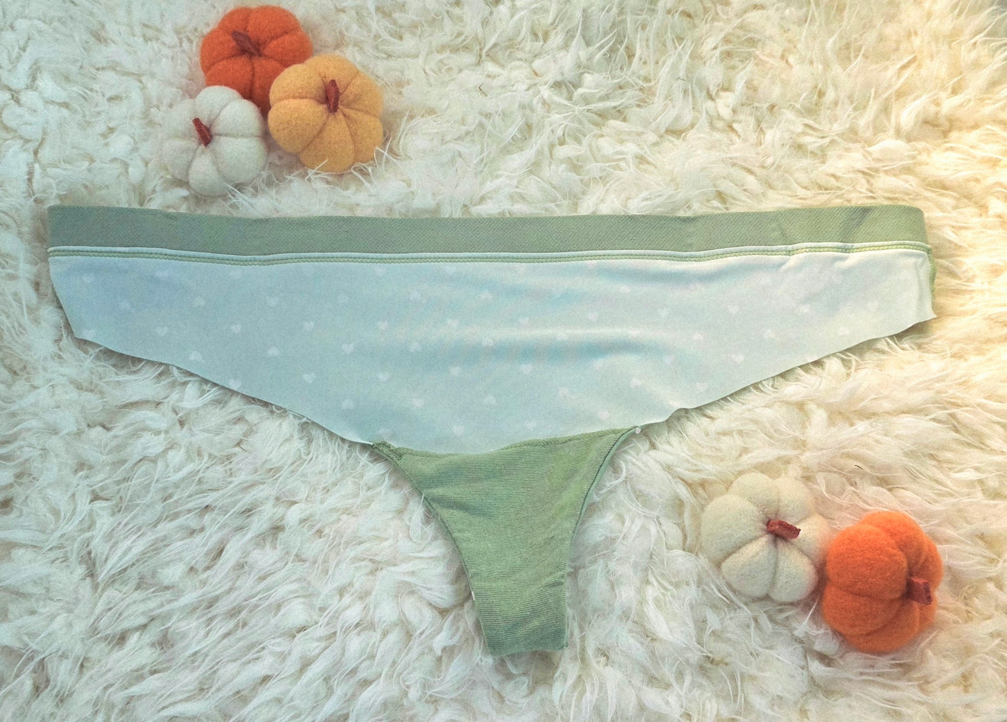 Sage Green Thong - Worn to Order – photo 3 of 4