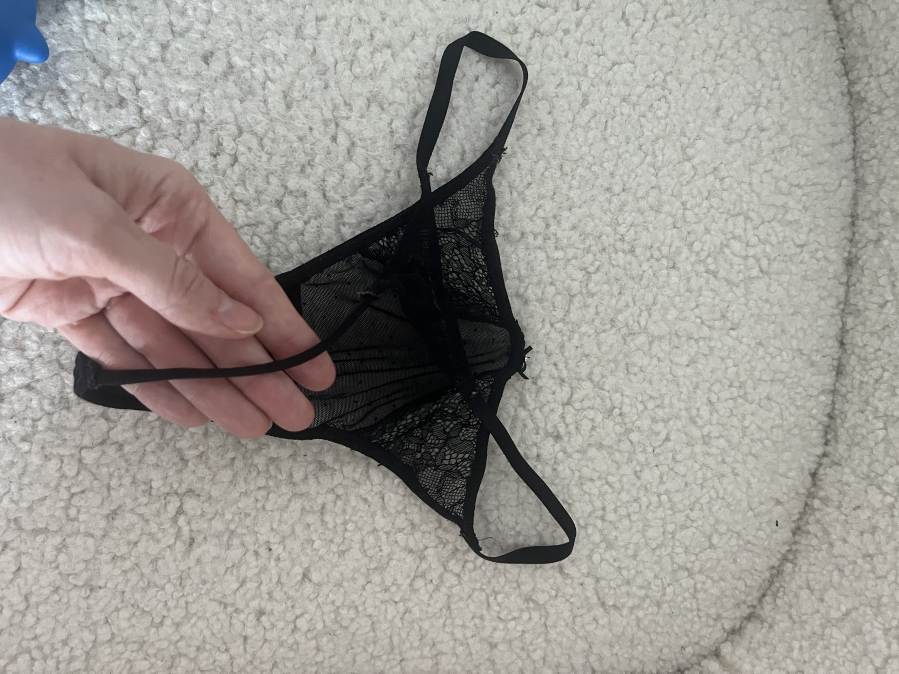 Tanga transparente negra – foto 2 de 2