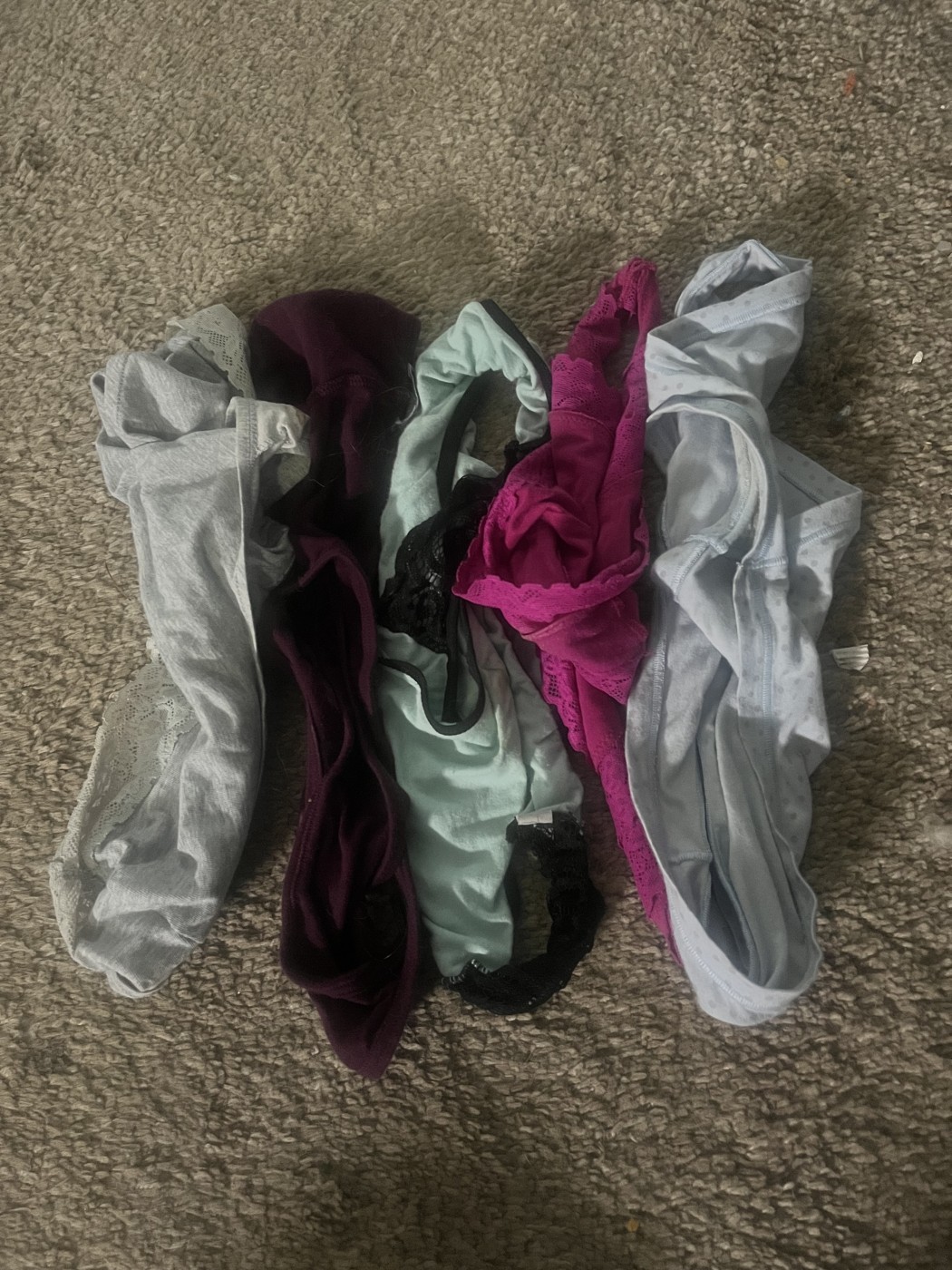 Raid my dirty panties! $15/each and ships tomorrow!