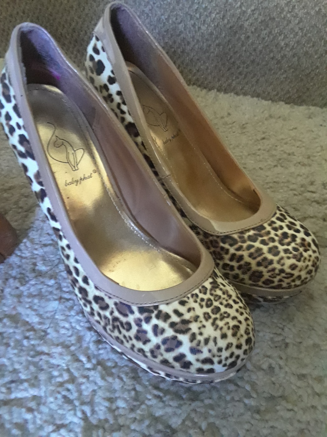 cheetah baby phat heels