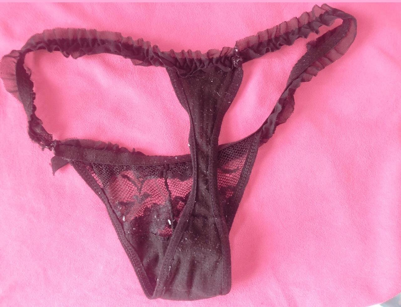 Used panty calcinha usada renda preta 🇧🇷 | Panty.com