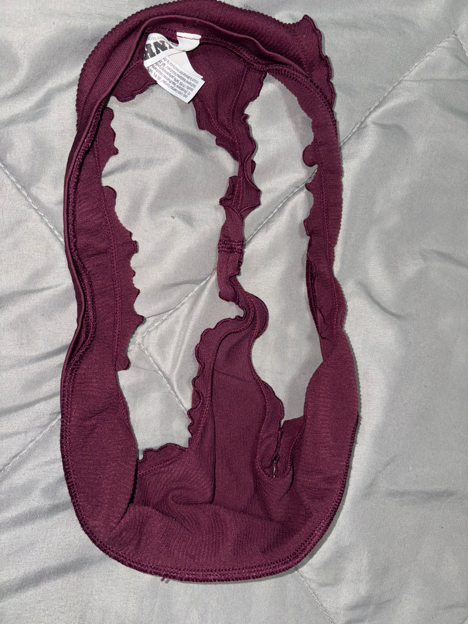 goddess lani’s burgundy ruffle panties – photo 3 of 3