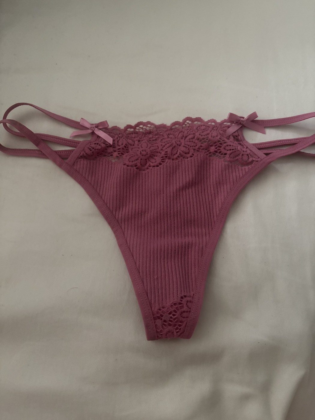 Cotton thongs – photo 2 of 3