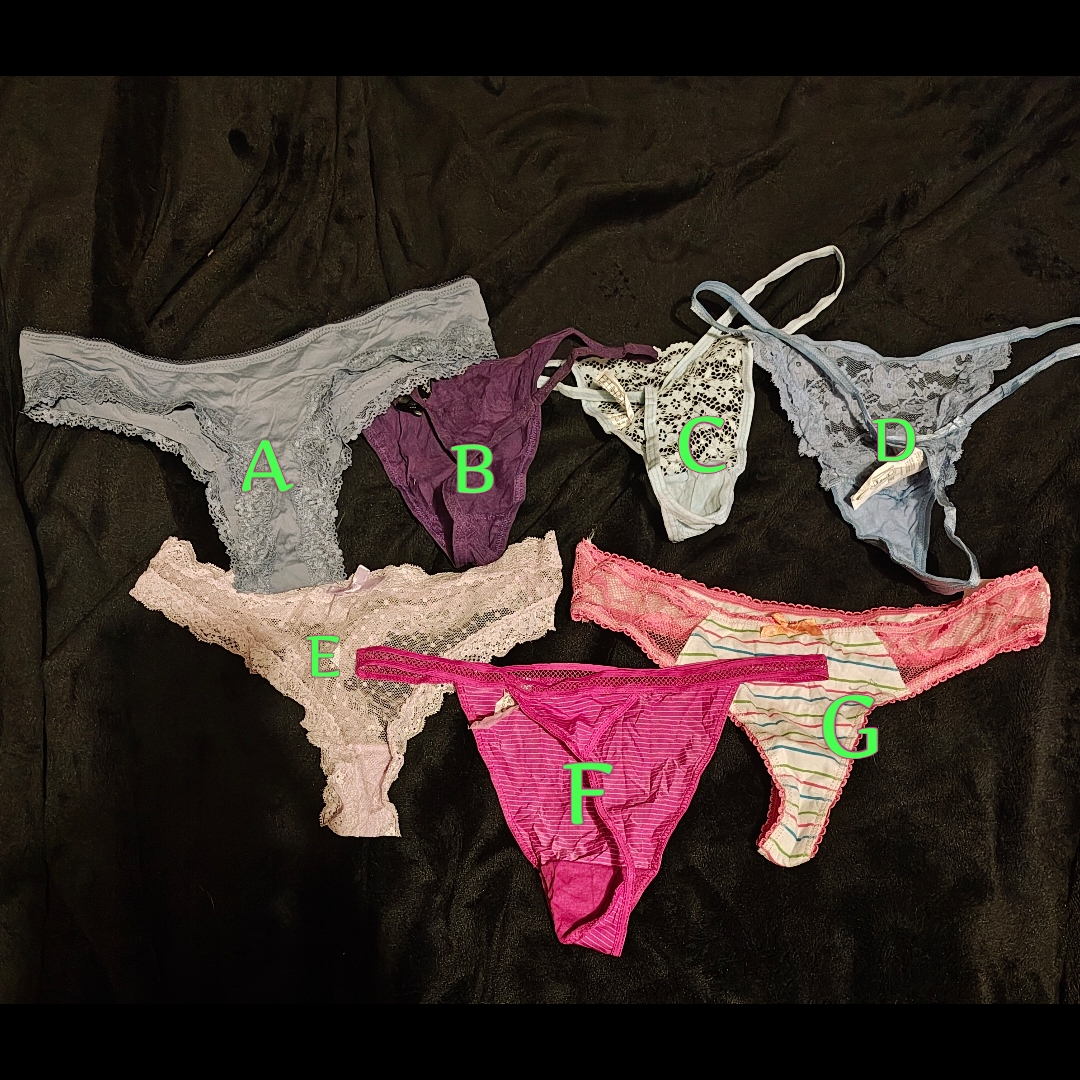 Lacey Frilly Thongs