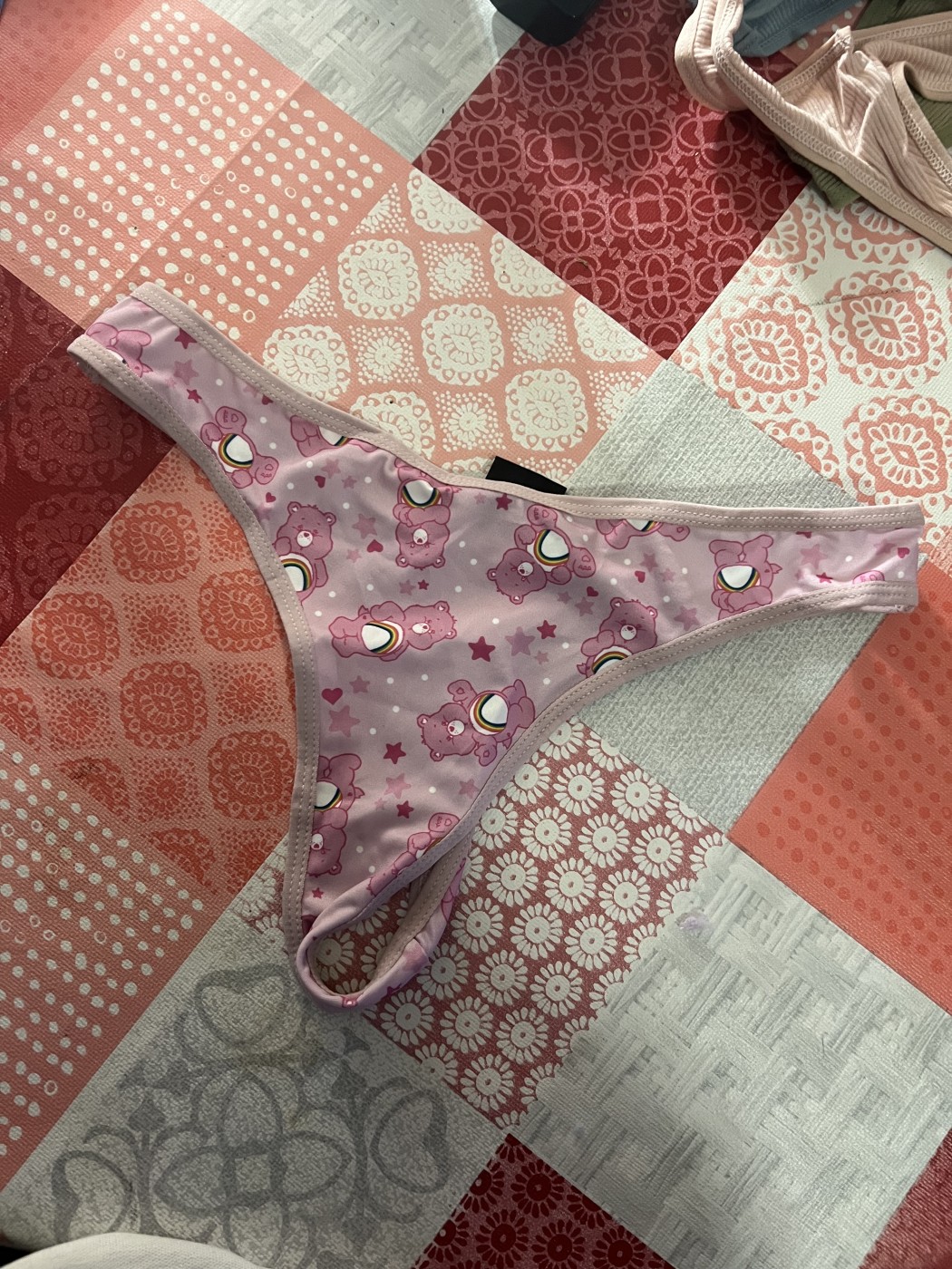 Tanga algodón azul, rosa – foto 2 de 3
