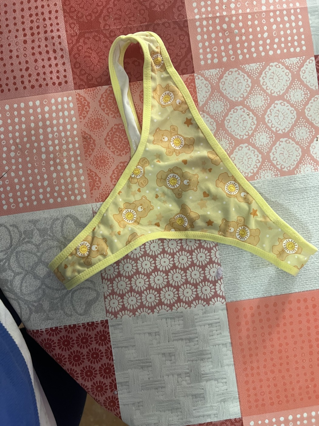 Tanga algodón azul, rosa – foto 3 de 3