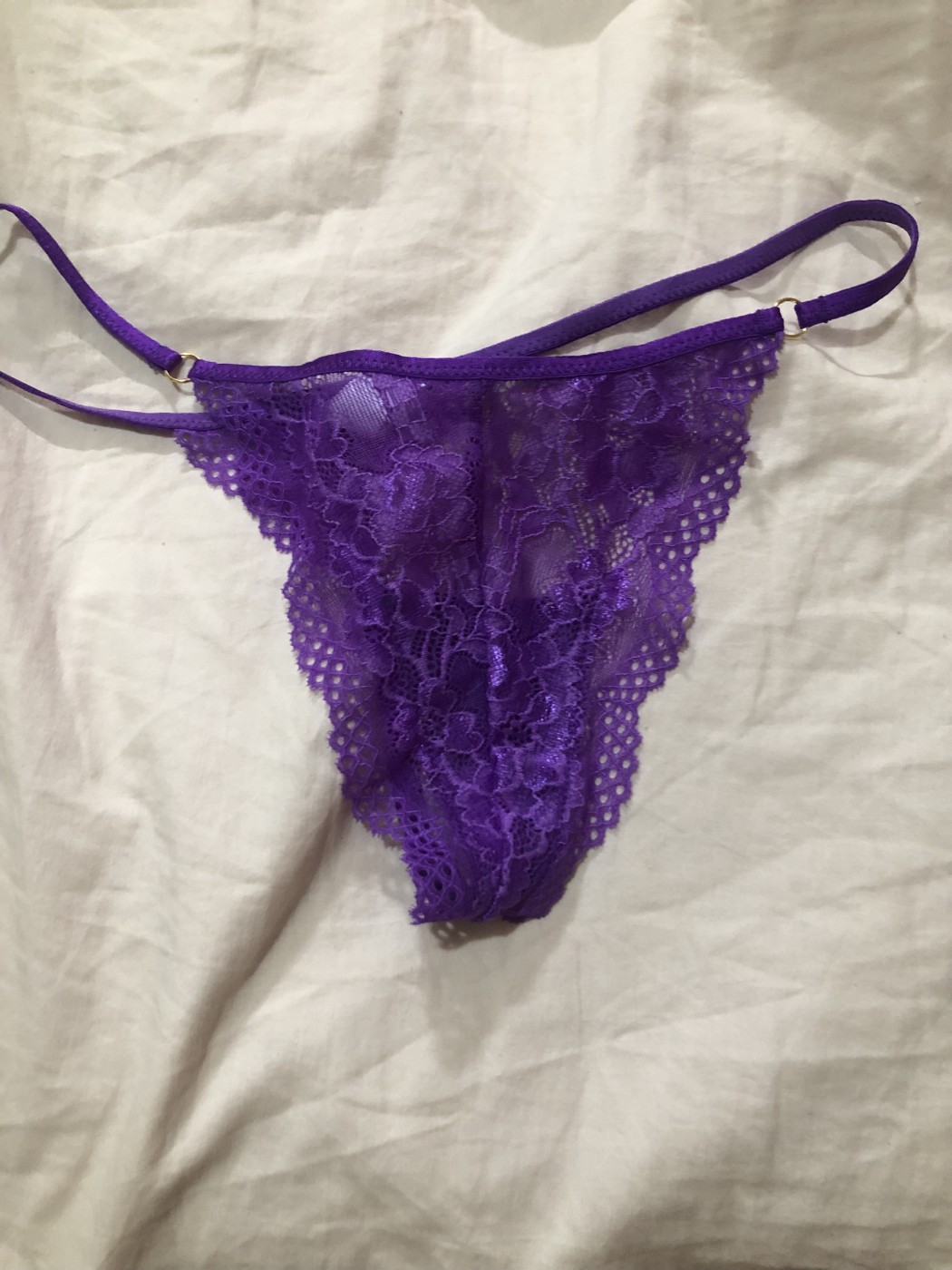 Purple thong
